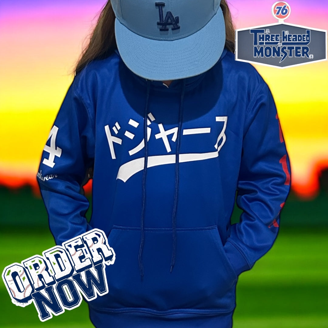 Three Headed Monster Poly Tech Fleece Pullover Hoodie