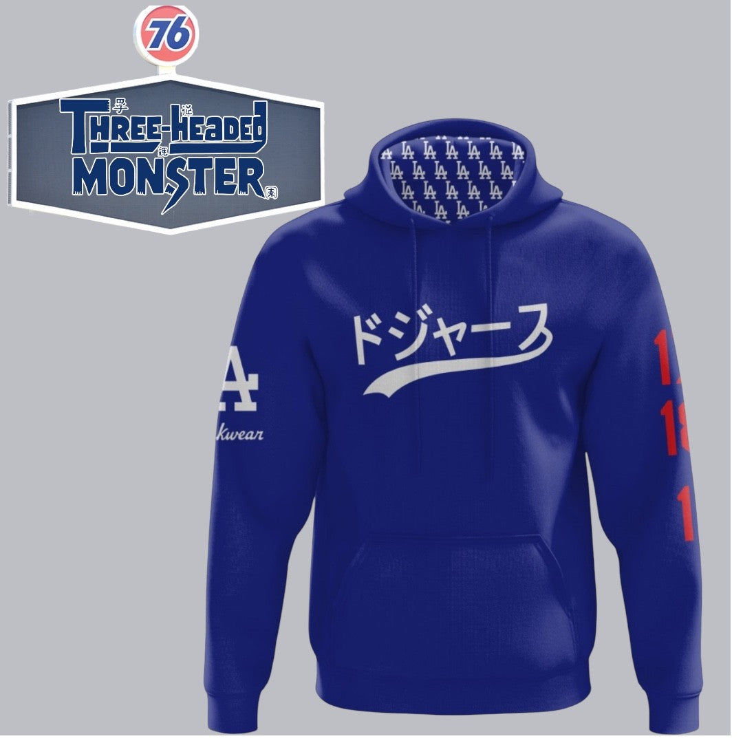 Three Headed Monster Poly Tech Fleece Pullover Hoodie