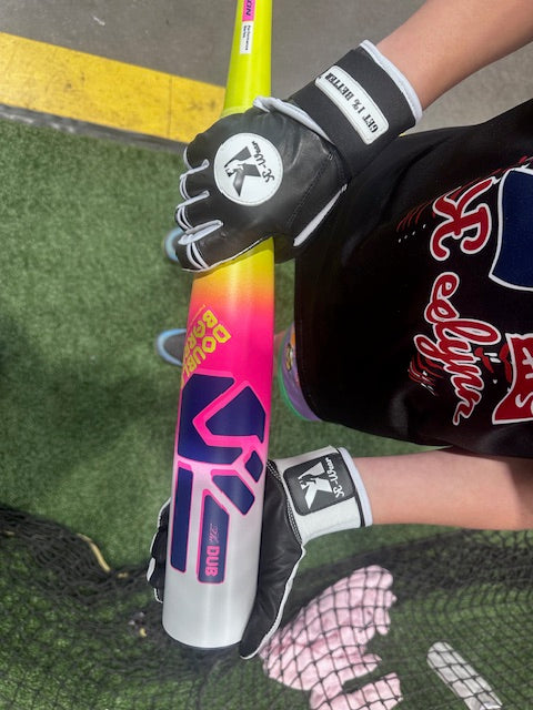 Long Cuff Batting Gloves Cookies & Cream