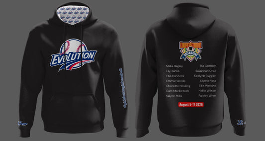 EGB COOPERSTOWN TECH HOODIE   (BLACK OR BLUE)