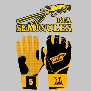 SEMINOLES LONG CUFF BATTING GLOVES