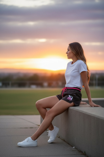 Women's Dri-FIT High-Waisted 5" 2-in-1 Shorts "Girls Belong in Baseball" Blk/Blk