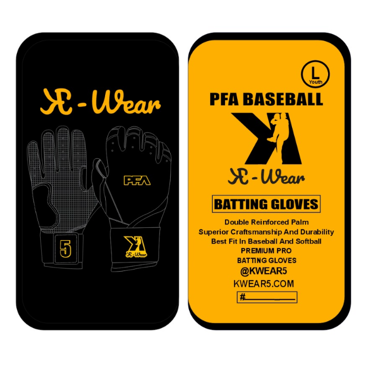 PFA LONG CUFF CUSTOM # BATTING GLOVE