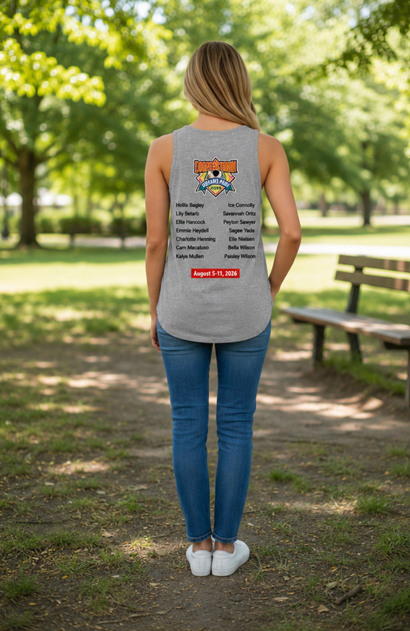 EGB COOPERSTOWN WOMEN'S FLOWY TANK
